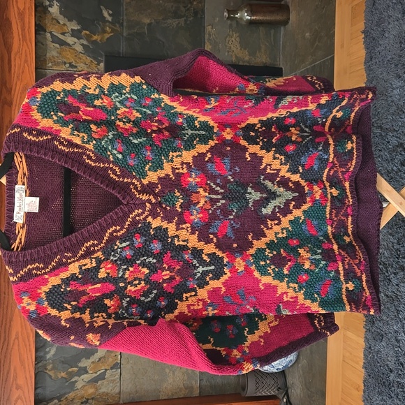 Rachel Max Vintage V-Neck Sweater - S - Picture 1 of 5